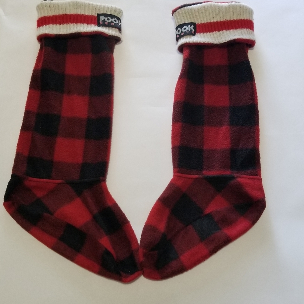 Pook Boots Red&Black Liners Size Large